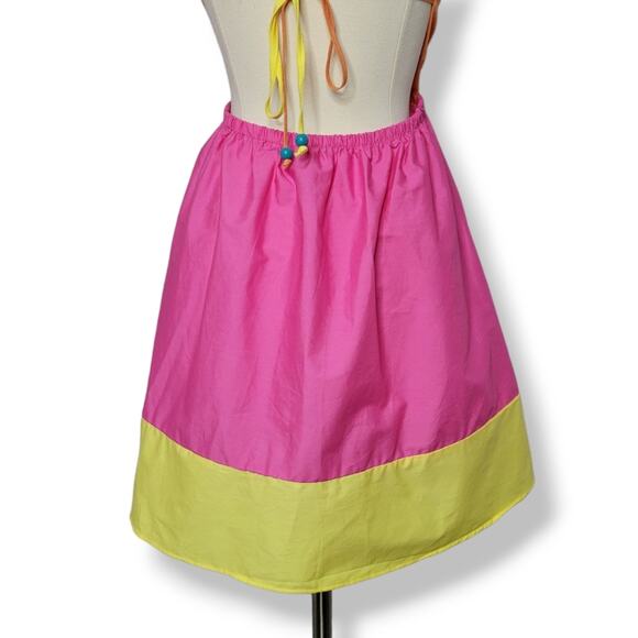 Love Is For Eternity L.I.F.E. Colorblock Halter Dress Size Large NWT - Picture 10 of 13